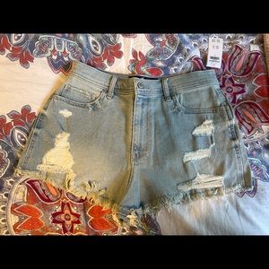 Hollister Distressed Denim Shorts